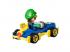 Hot Wheels Mario Kart replika autó - Luigi