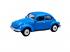 Welly: Volkswagen Bogár kék kisautó modell 1/64