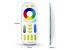 RGB-CCT , színes és fehér távirányító , állítható fehér színárnyalat , dimmer , 4 csoport (zóna) , group control , fekete , Mibo