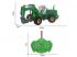 RC Truck zöld távirányítós munkagép 1/30 27MHz