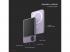 5000mAh 9mm Vezeték nélküli Mágneses Power Bank Lila