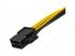 Akyga AK-CA-07 20cm 6-tűs PCI Express - 6+2-tűs PCI Express kábel