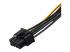 Akyga AK-CA-07 20cm 6-tűs PCI Express - 6+2-tűs PCI Express kábel