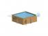 PONTAQUA TIMBER négyzet alakú fa medence 3,05 × 3,05 × 1,19 m