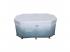 Lay-Z-Spa ovális, fémvázas jégfürdő kád 150 x 90 x 65 cm