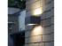 LED lámpatest , oldalfali , 2 irányú, 11W , meleg fehér , sötét szürke , kültéri , IP54 , LUTEC , GEMINI