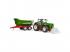 Bruder Roadmax traktor homlokrakodóval és pótkocsival