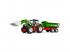 Bruder Roadmax traktor homlokrakodóval és pótkocsival
