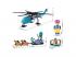 Helikopter és kutyaszán építőkészlet az Északi-sarkvidéki misszióhoz, 248 részes 32 x 21,5 x 5 cm