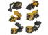 Majorette: Construction Volvo munkagépek többféle változatban 1db - Simba Toys