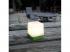 Led lámpatest , kültéri , 1W , napelemes , dimmelhető , meleg fehér , IP44 , zöld , LUTEC , TABLE CUBE