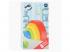 Fa építőkockák Rainbow, 5 db