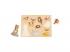 Small Foot - 9 darabos, fából készült puzzle, erdei állatok