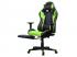 Iris GCH204BE_FT fekete / zöld gamer szék