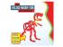 Spaghetteez Velociraptor rugalmas építőrudak, 34 db