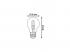 Rábalux , 1787 , Eco-halogen , Halogén izzó , IP20 , E27 , 3000K , 18W