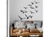 Dekoratív fém fali madárkészlet, fekete, 100% fém | 11 egyedi formatervezés, tökéletes otthoni dekorációhoz