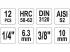 YATO Bithegy dugófejjel Torx 12 r. (1/4 col L=37mm T8-T30, 3/8 col L=48mm T40-