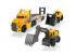 Mack Volvo Heavy Truck munkagépekkel, fénnyel és hanggal 70cm - Dickie Toys