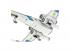Revell modellkészlet A Mandalóri és Grogu: Új Köztársasági X-Wing Fighter hajó, 1:57 - 38 alkatrész
