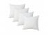 4 csomagos fehér párnatöltő, 45x45 cm, 100% poliészter