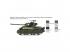 Italeri 1/56 M4A3E8 Sherman Fury tank makett