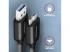 Axagon BUMM3-AM10AB micro USB 3.2 Gen 1 B - USB A 1 m fekete kábel