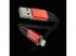 Hama 201538 FIC E3 EXTREME 1,5m USB/Lightning fekete-piros adat- és töltőkábel