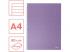 Esselte ColourBreeze A4 vonalas levendula spirálfüzet