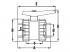 Golyóscsap PTFE BB D 110 PN 16