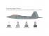 Italeri 1/72 F-22 Raptor repülőgép makett szett