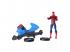 Spiderman Web Cycle - Pókember hálóvető motorbiciklivel, 15 cm