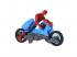 Spiderman Web Cycle - Pókember hálóvető motorbiciklivel, 15 cm