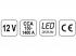 YATO Akkuteszter 12V digit CCA 150-1400A