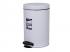 EUROGOLD SIRIUS 14l 40x25cm fehér pedálos szemetes