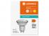 LEDVANCE , LED PAR16 V , LED égő , GU10 , 4.3 W , 2700 K , Meleg fehér , IP20 , Átlátszó