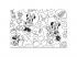 Minnie egér 2 az 1-ben 60db-os puzzle és színező 50x35cm - Lisciani