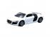 Welly: Audi R8 V10 fehér kisautó modell 1/64