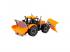 Cavallino traktor hókotróval, sárga, 1:32 méretarányú