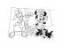 Minnie egér 2 az 1-ben 35db-os maxi puzzle és színező 70x50cm - Lisciani