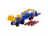 Cavallino Junior traktor darus pótkocsival és rakománnyal, 46 cm