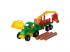 Cavallino Classic traktor utánfutóval és fával, 61 cm