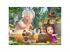 Mása és a medve fürdőzés 24db-os maxi padló puzzle 70x50cm - Lisciani