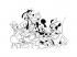 Mickey egér 2 az 1-ben 2x12db-os maxi puzzle és színező - Lisciani