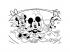 Mickey egér 2 az 1-ben maxi 4x48db-os puzzle és színező 35x25cm - Lisciani