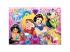 Disney Hercegnők 2 az 1-ben 2x24db-os maxi puzzle és színező - Lisciani