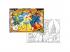 A szépség és a szörnyeteg Belle 2 az 1-ben 108 db-os puzzle és színező 70x50cm - Lisciani