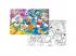 Disney Kacsamesék 2 az 1-ben 108 db-os puzzle és színező 70x50cm - Lisciani