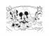 Mickey egér 2 az 1-ben 48db-os puzzle és színező 35x25cm - Lisciani