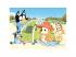 Bluey nyaraláson 2 az 1-ben 24db-os Eco maxi puzzle és színező 70x50cm - Lisciani
